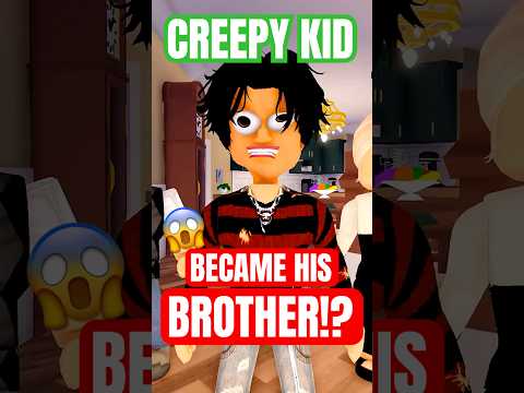 CREEPY KID Became My BROTHER!? #roblox #shaneplays
