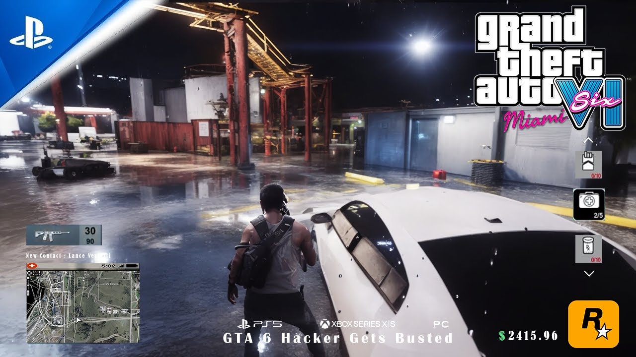 Info - Alleged GTA 6 Grand Theft Auto 6 gameplay videos and screenshots  leaked !