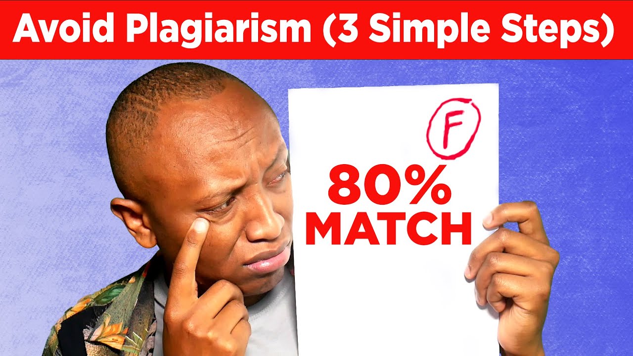 How to avoid plagiarism when writing a research paper - YouTube