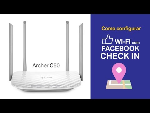 Archer C50 | Como Configurar o Facebook Check In
