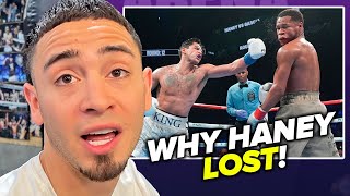 Rayo Valenzuela on how Haney having no power BIG factor in loss to Ryan Garcia!