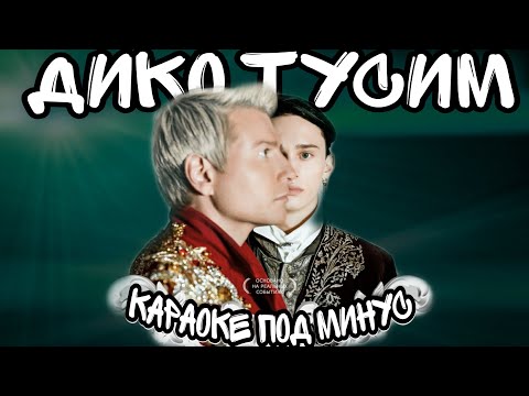 Даня Милохин & Николай Басков - Дико тусим | Караоке | Текст | Под минус