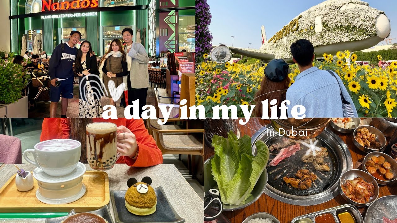 Romantic Baka 🥓 Yakitate 🍱 Oateen ☕️ Dubai Miracle Garden 🌷 Nando’s JBR 🍗 My 28th Birthday 🎂