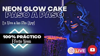 Neon Glow Cake (Pastel Neon)✅- Paso a Paso