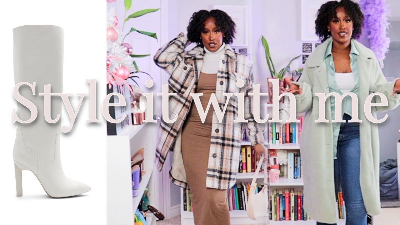 Style it with me | Call it Spring Izabel White Boots | Natt Gee