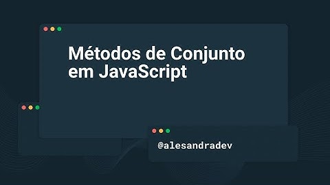 Coleções - Javascript