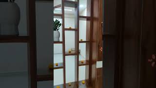 Hall Partition and Pooja Mandir @vinayakainteriors 9542255612 Wealth