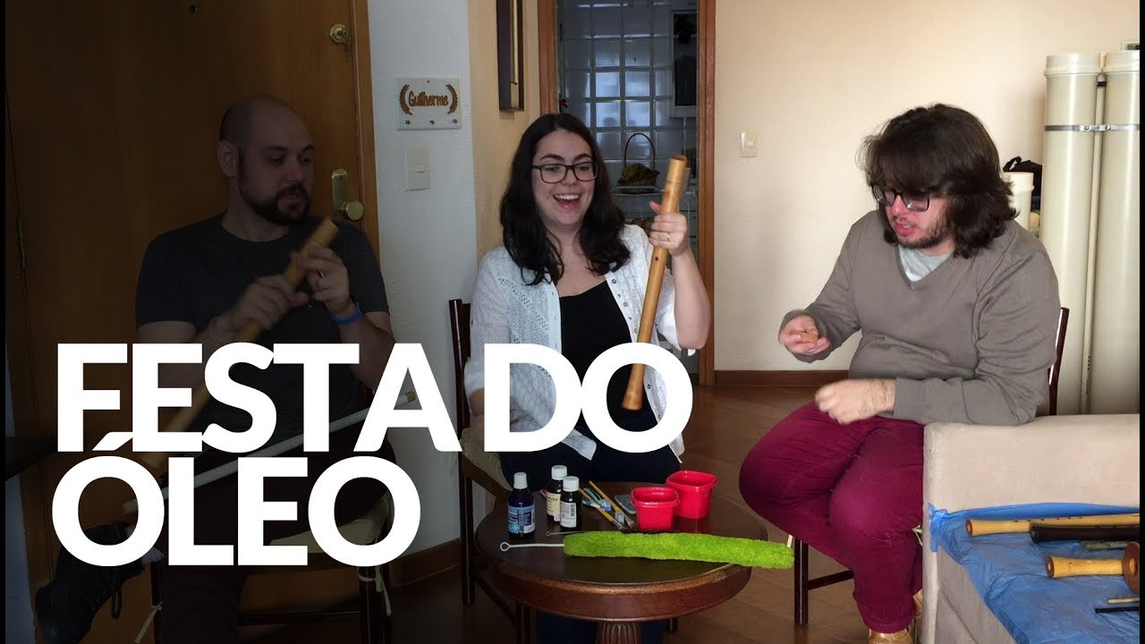 Manutenção nas flautas - Festa do Óleo com Giulia Tettamanti