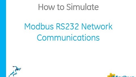 How to simulate - Modbus RS232 communications network?