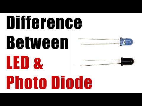 Difference Between LED & Photo Diode - Basic Electronics - Engineering