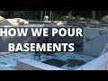 Pouring Concrete For A Basement Floor | Beginners Learn How To Pour Concrete