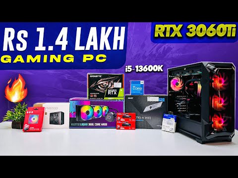 Rs 1.4 Lakh Gaming & Editing PC Build with Intel Core i5-13600K & RTX 3060 Ti 🔥