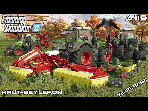 PREPARING 4.61HA FOR GRASS SILAGE | Animals on Haut-Beyleron | Farming Simulator 22 | Episode 119