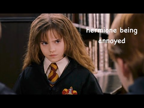 hermione being annoyed for 8 movies straight