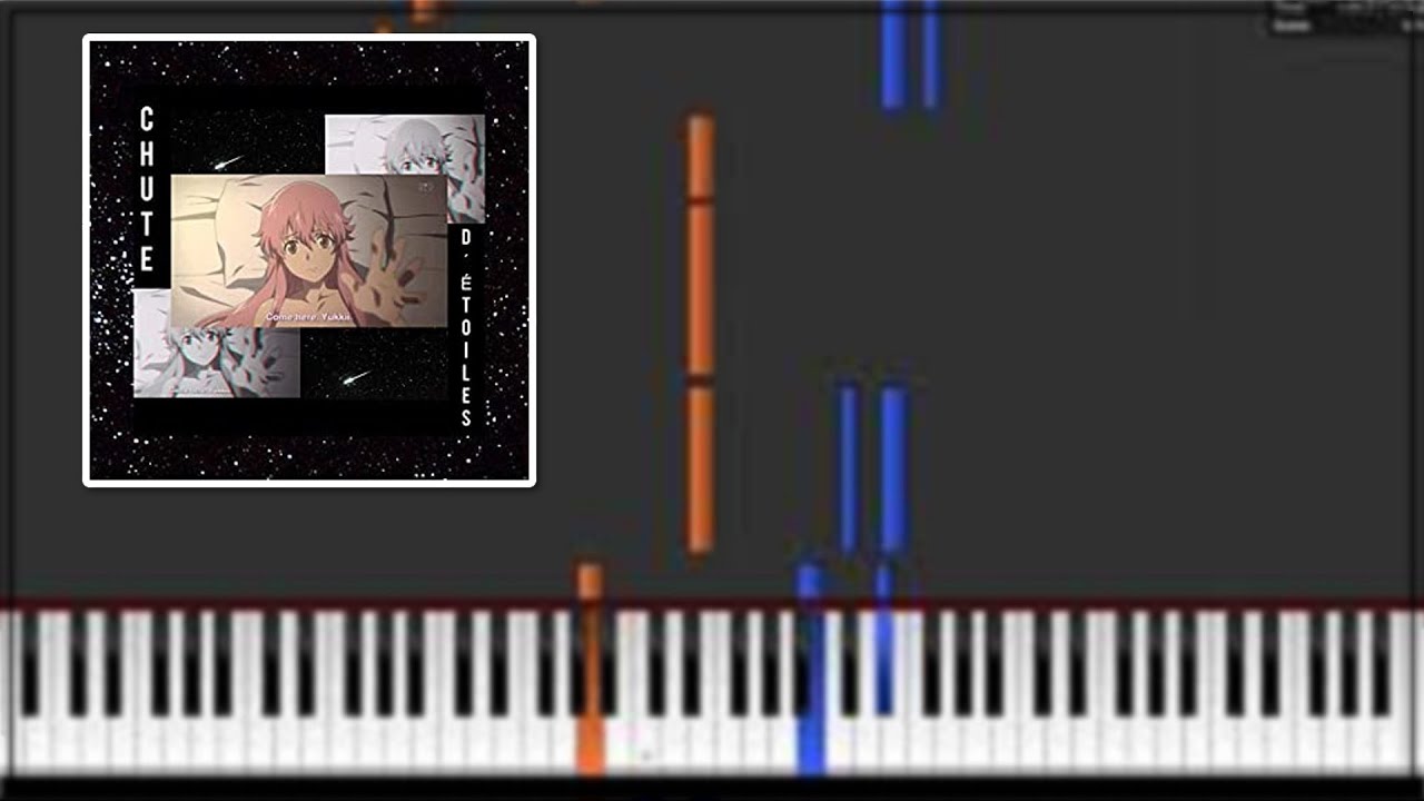 Mirai Nikki Here With You Piano Sheet