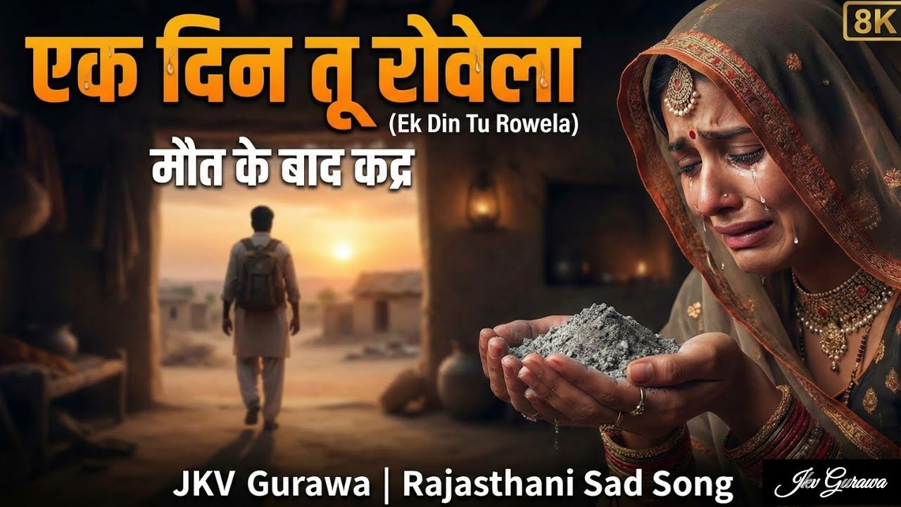 रूला देने वाला राजस्थानी गीत | एक दिन तू रोवेला (Ek Din Tu Rowela) | मौत के बाद कद्र | JKV Gurawa 