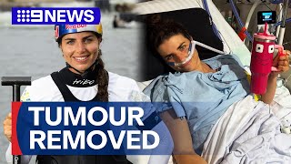 Jess Fox Reveals Tumour Removed From Her Left Kidney 9 News Australia