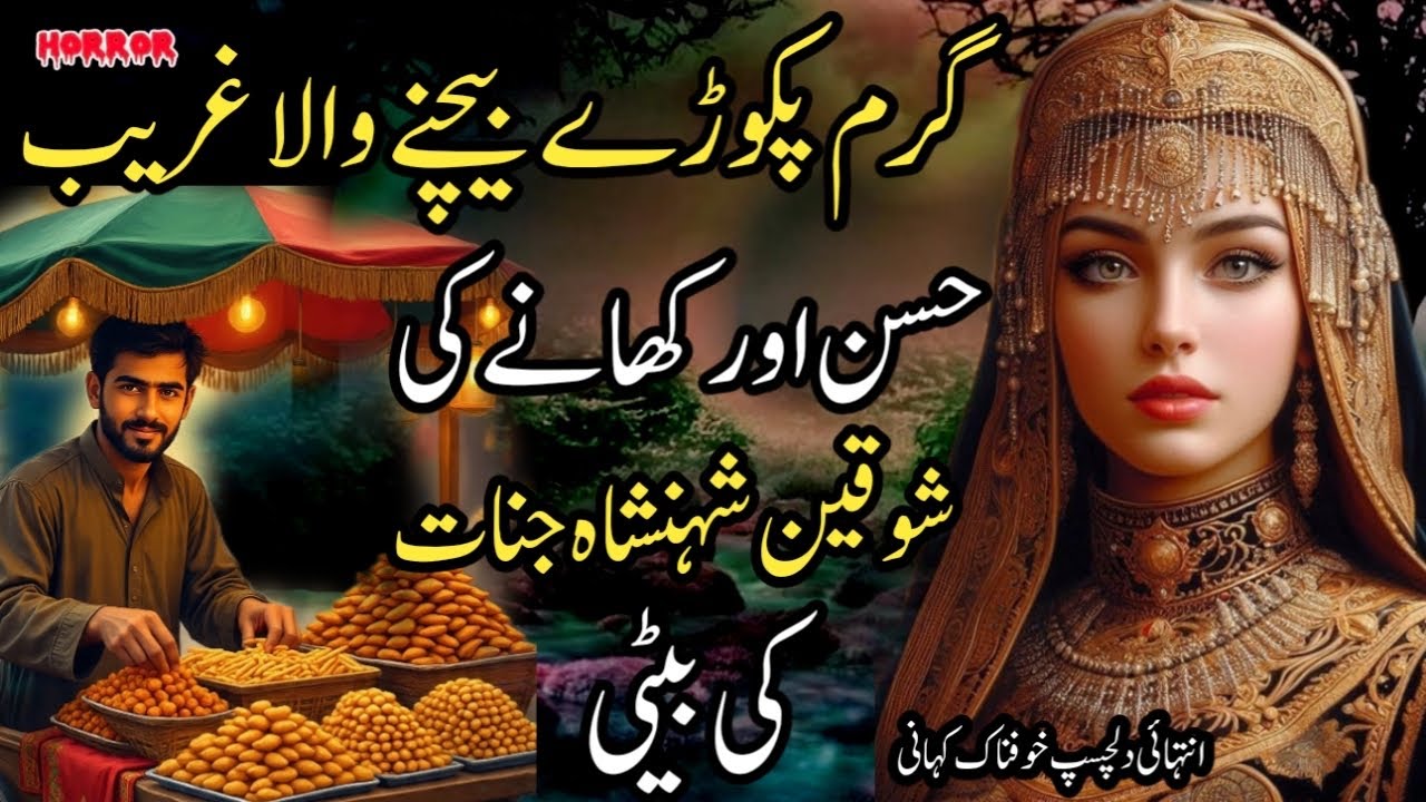 Garam Pakoray Bechnay Wala Ghareeb Hussain Aur Khanay Ki Shoqeen Shehanshah Jinnat Ki Beti