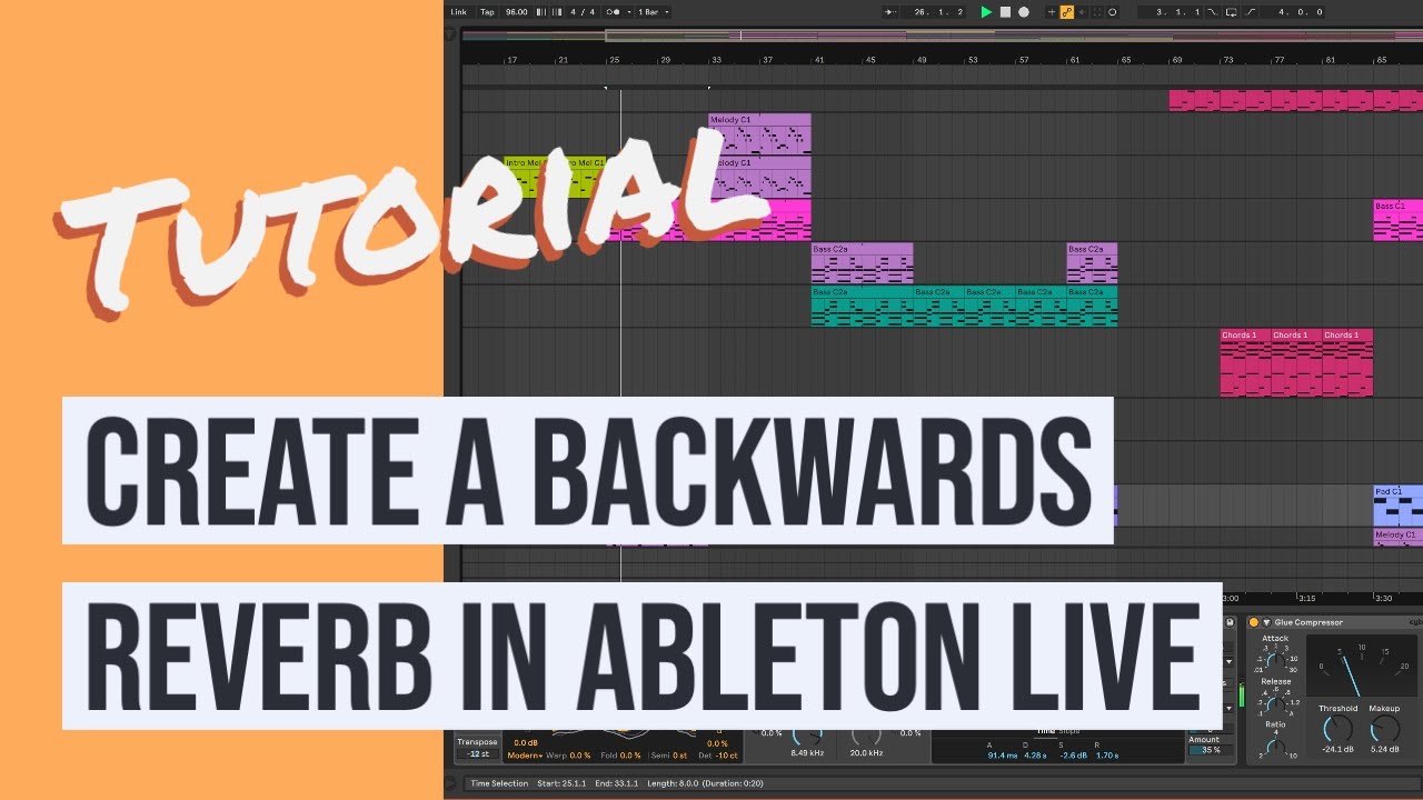 How to Create a Backward Reverb in Ableton Live - YouTube
