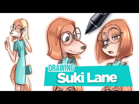 Suki Lane - Sing 2 - Character Expressions Study