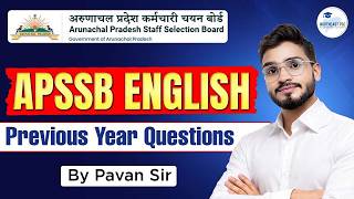 APSSB English Previous Year Questions| PART-1 I 9233789183 #apssb #apssbcgl #apssbpyq