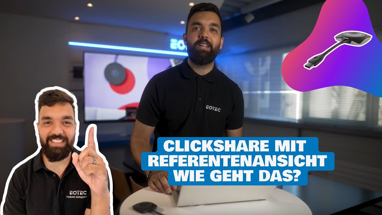 ClickShare mit Referentenansicht - Wie geht das?