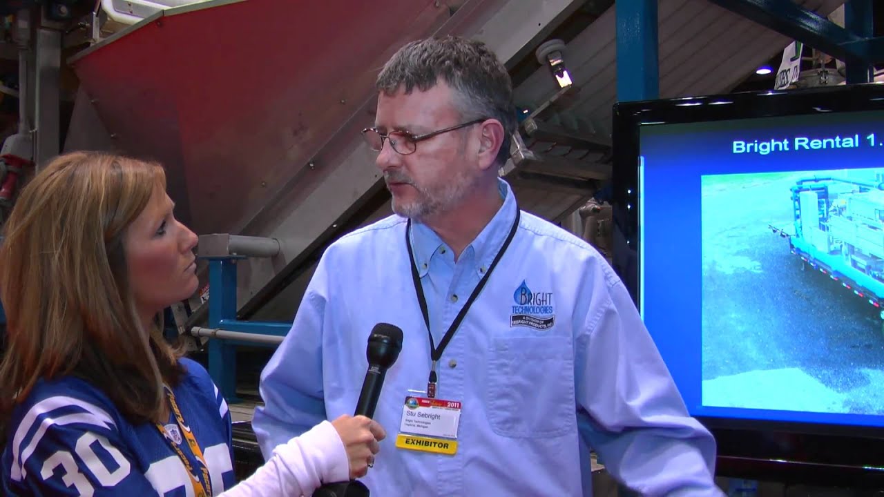 Bright Technologies - Folding Conveyer Belt Press - Pumper & Cleaner Expo 2011