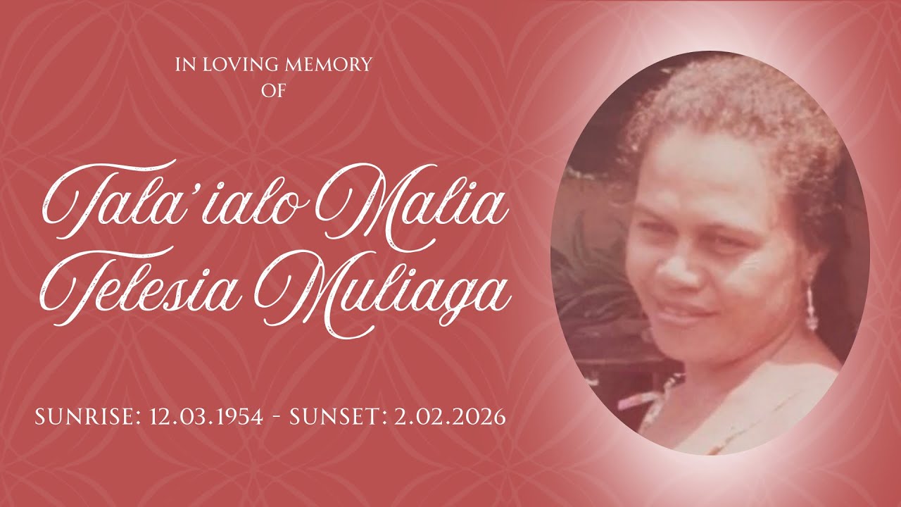 Family Service for Tala'ialo Malia Telesia Muliaga