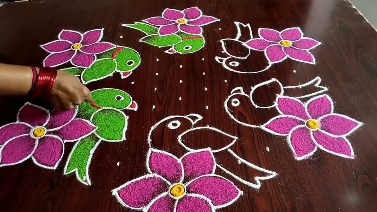 Sankaranti chukkala muggulu 13×7 dot's...