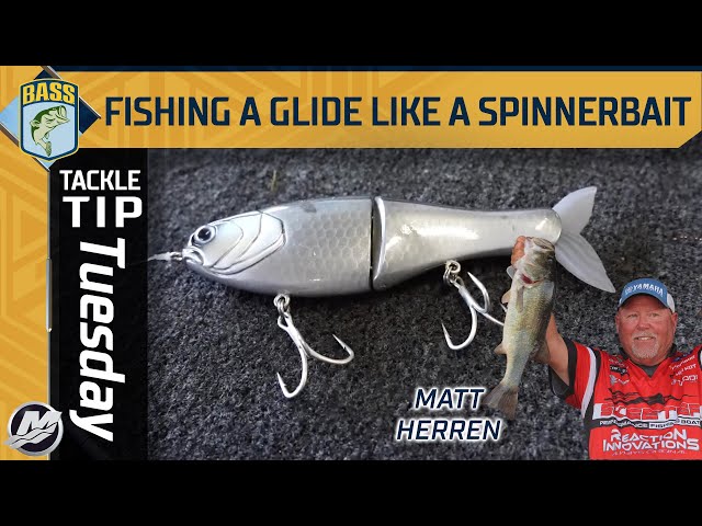 Learning to fish a Glide Bait like a Spinnerbait 