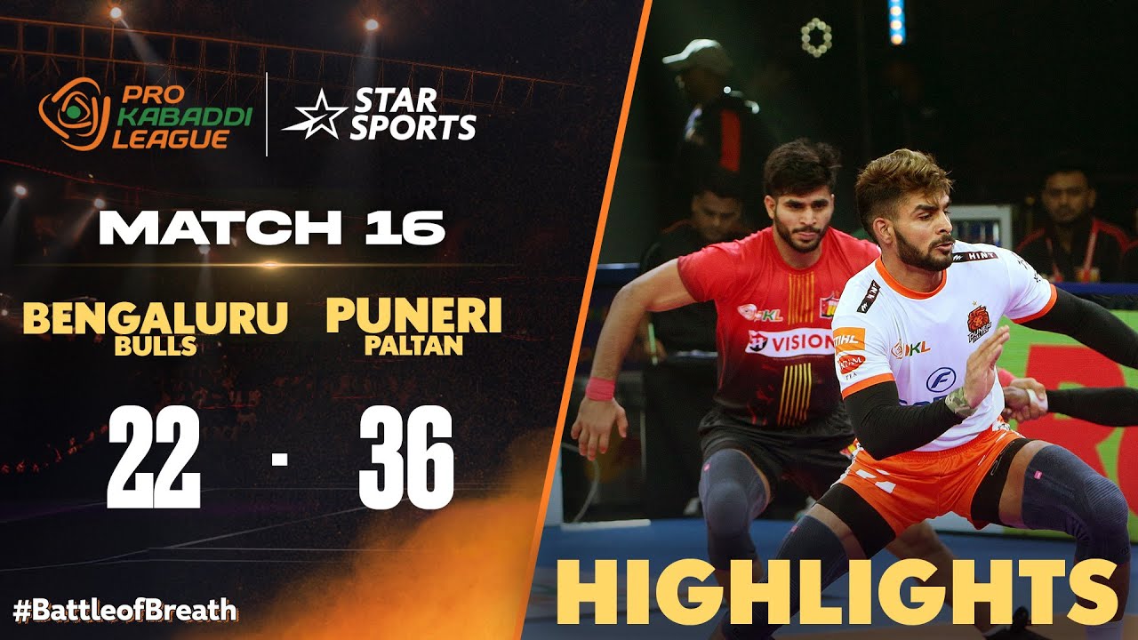 Puneri Paltan back to winning ways after beating Bengaluru Bulls | 
