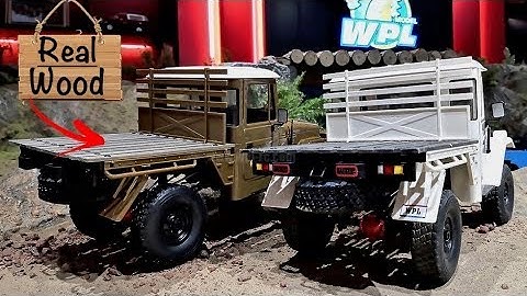 WPL C44KM  Full metal, Real Wood bed, winch, sound kit....