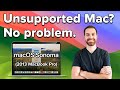 How to install macos sonoma on unsupported macs quick and easy