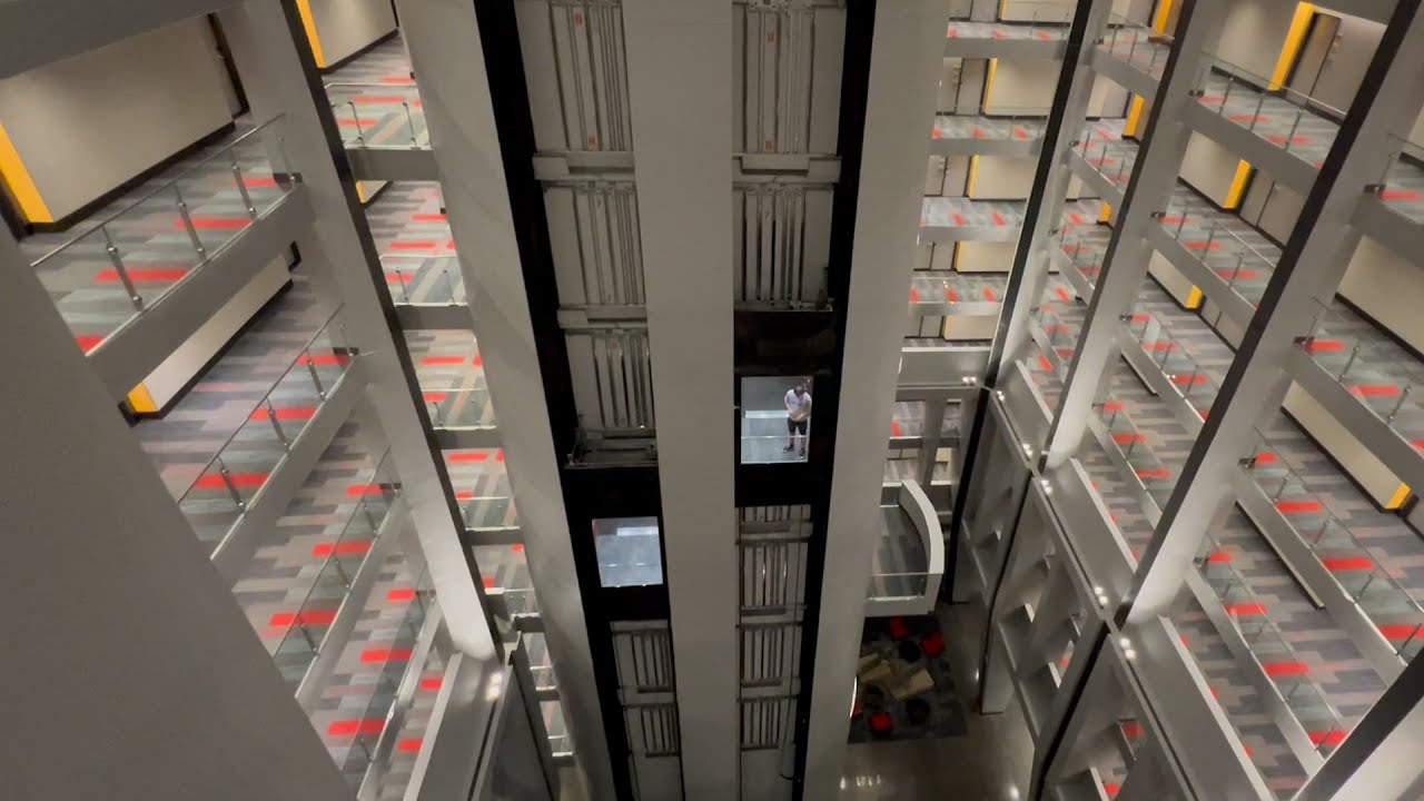 Scenic KONE EcoDisc Elevators at the Summit Hotel - Cincinnati, OH