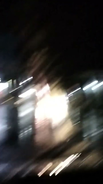 Bundaran Satam Tanjung Pandan di malam hari