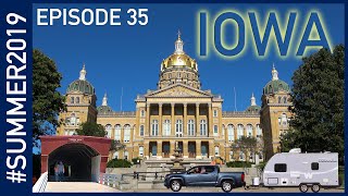 First time in Iowa: The Bridges of Madison County and the State Capitol - #SUMMER2019 Episode 35