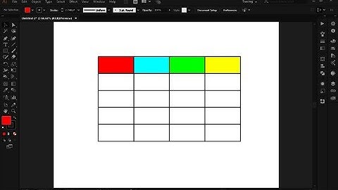 Learn How To Quickly Create Tables in Adobe Illustrator CC - [ Easy Tutorial ]