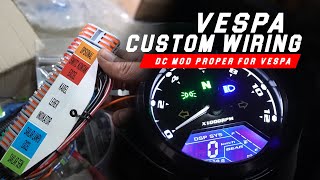 Custom Vespa Mod Proper Body Wiring Harness by Garasi Paintwork 9,082 views 10 months ago 10 minutes, 13 seconds