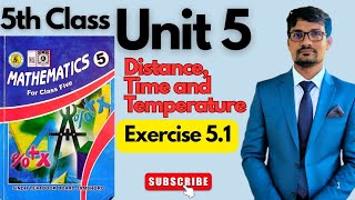 Celebrity Unit 5 |Distance, Time and Temperatures| Exercise 5.1| Class 5 Maths| Sindhtextbookboard Wealth