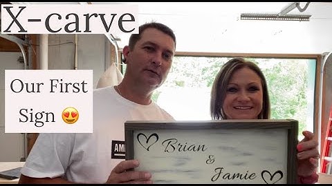 Carving & Creating a sign with the X-Carve CNC/ Home decor project