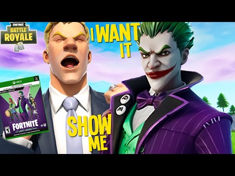 1V1 TROLLING ANGRY NOOB w/ "LAST LAUGH BUNDLE" on FORTNITE (Funny Fortnite Trolling)