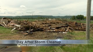 Buffalo County storm aftermath as cleanup continues