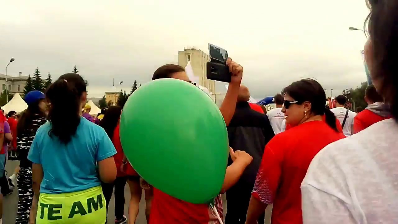 Омск.Марафон. Пытаемся бежать .#Shorts - YouTube