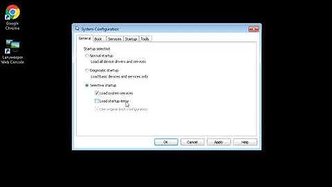How to perform a Clean Boot in Windows 7
