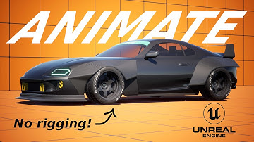 Unreal Engine 5 Vehicle Animation Tutorial [R-Tune Vehicle Plugin]