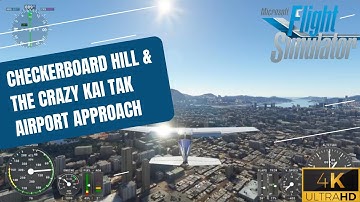 Epic Flight: Checkerboard Approach to Kai Tak Airport (Hong Kong) in Microsoft Flight Simulator |4K