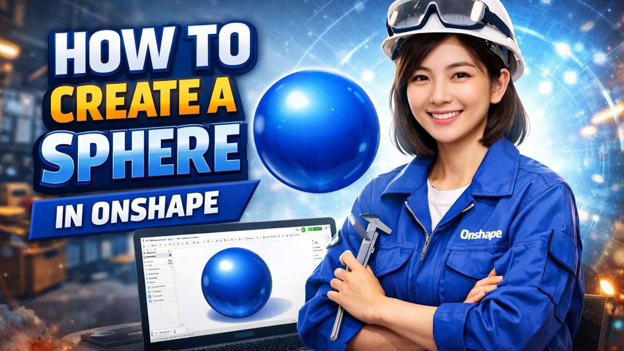 Onshape Spherical Button How to CREATE a SPHERE in Onshape (Step by Step) 2026 - YouTube