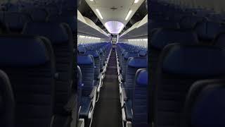 United Boeing 737 Max-8, quick tour of inside.
