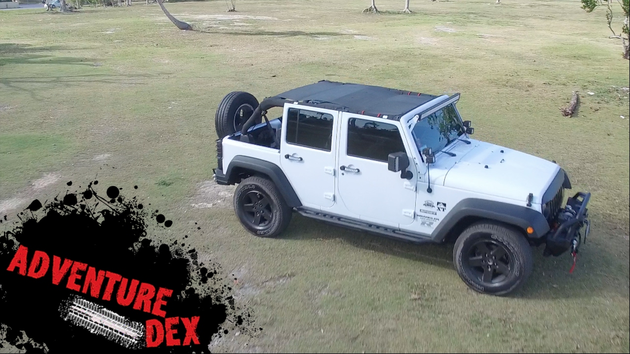 Jeep Wrangler Alien SunShade Installation & Review!! - YouTube