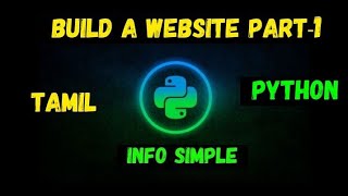 (TAMIL)Python tutorial for begginers|python project-1|info simple